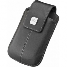 BlackBerry Leder Beschermtasje Zwart met Swivel (ACC-18960-201)