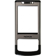 Nokia 6500 Slide Frontcover Zwart/Zilver
