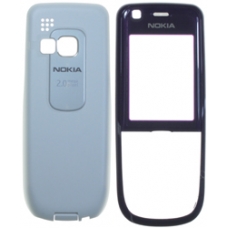 Nokia 3120 Classic Cover Plum/Wit