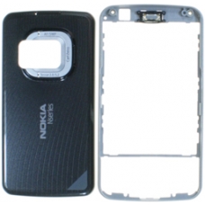 Nokia N96 Cover Titanium/Grijs