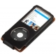 Adapt Leder Beschermtasje Zwart voor iPod Nano 2de Generatie