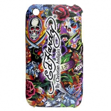 Ed Hardy Faceplate Ed Hardy Logo voor iPhone 3G/ 3GS