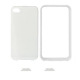 Hard Cover Case incl. Beschermings Plugs Wit voor Apple iPhone 4