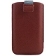 Leder Pouch Classic Pull Bruin voor Smartphones Maat M