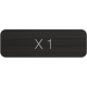 Sony Ericsson Xperia X1 Logo Label Zwart