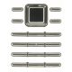 Nokia 6080 Keypad Zilver