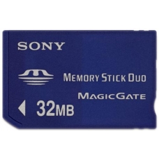 Sony Memory Stick Duo 32 MB (met Magic Gate)