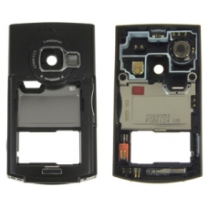 Nokia N80 Middelcover Glans Zwart