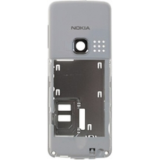 Nokia 6300 Middelcover Wit
