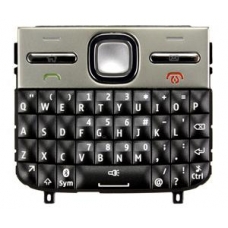 Nokia E5-00 Keypad QWERTY Engels Carbon Zwart