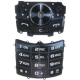 Samsung J700 Keypad Set Latin Zilver/Zwart