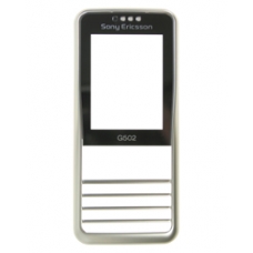 Sony Ericsson G502 Frontcover Zilver