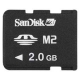 SanDisk Memory Stick Micro (M2) Kaart 2GB zonder Adapter