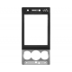 Sony Ericsson W705 Frontcover Zwart Zilver zonder Label