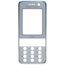 Sony Ericsson K660i Frontcover Lime/Wit