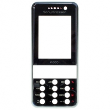 Sony Ericsson K660i Frontcover Wijn/Zwart