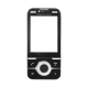 Sony Ericsson Yari Frontcover Zwart/Wit met Display Glas