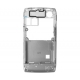 LG GC900 Viewty Smart Middelcover Zilver incl. Zijtoetsen