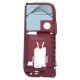 Nokia 7260 Middelcover Rood