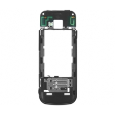 Nokia 6730 Classic Middelcover Zwart incl. AV Jack en DC Jack