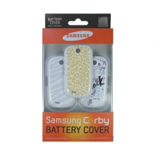 Samsung S3650 Corby Accudeksel Set Minimal Wit (3 Stuks)