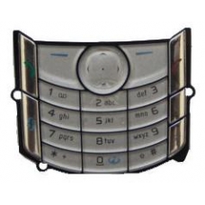 Nokia 6680/ 6681 Keypad Latin Zilver