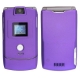 Hard Case Paars voor Motorola RAZR V3