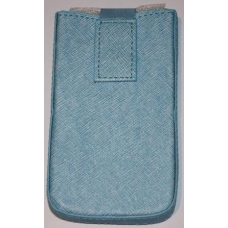 Leder Beschermtasje Pull Blauw voor Apple iPhone 4/ 4S