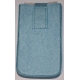 Leder Beschermtasje Pull Blauw voor Apple iPhone 4/ 4S