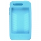 Silicon Case Licht Blauw met Print voor Apple iPhone 3G/3GS