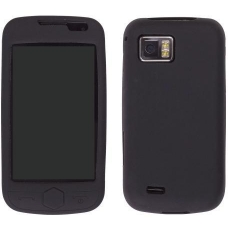 Silicon Case Zwart voor Samsung i8000 Omnia II