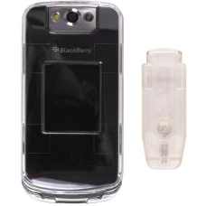 Kristal Hoesje met Swivel Riem Clip voor BlackBerry 8220 Pearl Flip