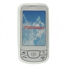 Silicon Skin Case Wit voor Samsung i7500 Galaxy
