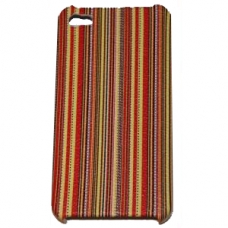 Hard Case Stripes Colorful Geel voor Apple iPhone 4