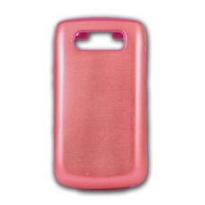 Hard Case Aluminium Achter/Silicon Voor Pink voor BlackBerry 9700 Bold