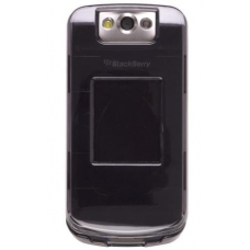 Kristal Hoesje Grijs met Swivel Riem Clip voor BlackBerry 8220 Pearl Flip