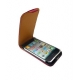 Leder Beschermtasje Hout Stijl Bruin voor Apple iPhone 4/ 4S