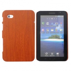 Hard Case Plastic Rood Hout voor Samsung P1000 Galaxy Tab