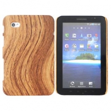 Hard Case Plastic Wave Hout voor Samsung P1000 Galaxy Tab