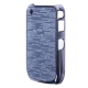 Hard Case Horizontale Electro Strepen Grijs/Zilver voor BlackBerry 8520/ 8530