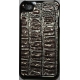 Hard Case Krokodil Patroon Grijs voor Apple iPhone 4/ 4S