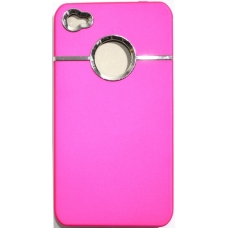 Hard Case Electro Stijl Fuchsia Roze voor Apple iPhone 4