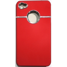 Hard Case Electro Stijl Rood voor Apple iPhone 4