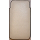 Lederen Pouch Verticaal Wit/Zwart voor Apple iPhone 4/ 4S