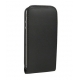 Leder Beschermtasje Zwart met Magnetische Sluiting voor Apple iPhone 4/ 4S