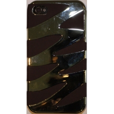 Hard Case Bliksem Electro Bruin voor Apple iPhone 4/ 4S