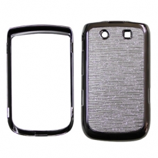 Hard Case Horizontale Electro Strepen Zilver voor BlackBerry 9800 Torch