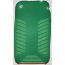 Silicon Case Groen met Print voor Apple iPhone 3G/3GS