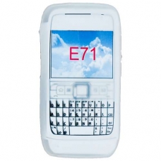 Silicon Case Wit voor Nokia E71