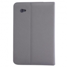 Leder Beschermtasje Book Type Beige voor Samsung P1000 Galaxy Tab